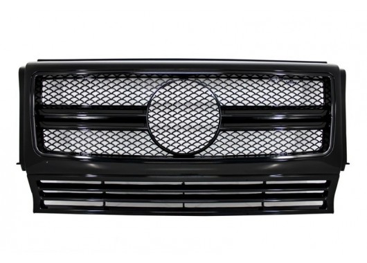 Тунинг решетка - G63/ G65 AMG дизайн за Mercedes W463 (1989-) - черен лак image