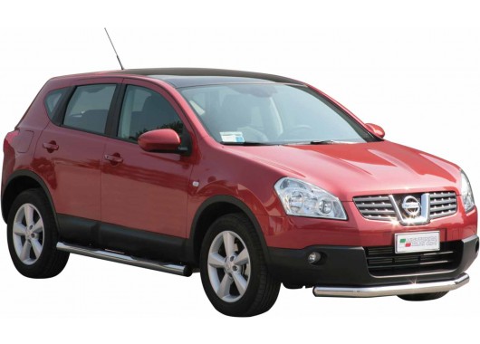 Протектор за предна броня Ø 76мм за Nissan Qashqai ( 2007 - 2010 ) image