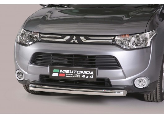 Протектор за предна броня Ø 76мм за Mitsubishi Outlander ( 2013 - 2015 ) image