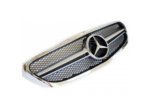 Тунинг решетка за Mercedes Benz W205 (2014-) AMG дизайн - хром