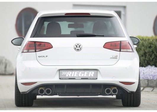 Дифузьор за задна броня Rieger за VW Golf 7 (2012-2017)