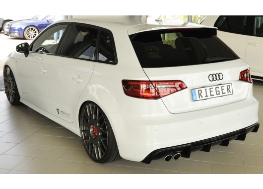 Дифузьор за задна броня Rieger за Audi A3 8V S-line (2012-2016)