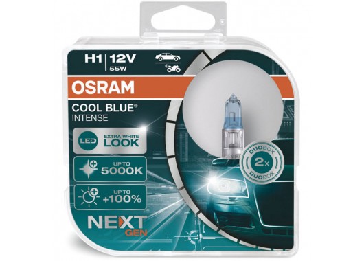 Комплект халогенни лампи H1 CBI Osram image