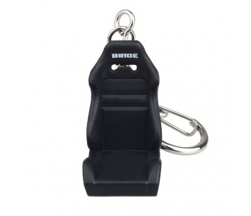 Ключодържател спортна седалка - черна
