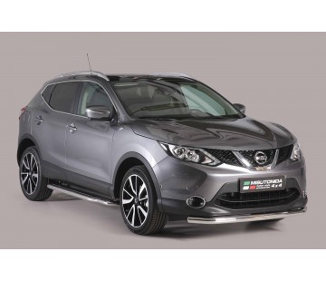 Протектор за предна броня Ø 63мм за Nissan Qashqai (2014-2017)