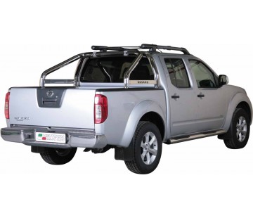 Ролбар от две части Ø 76 мм за   Nissan Navara (2010 - 2015)