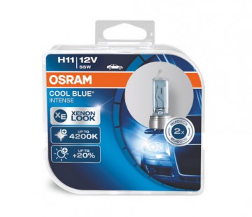 Комплект халогенни лампи H11 CBI Osram