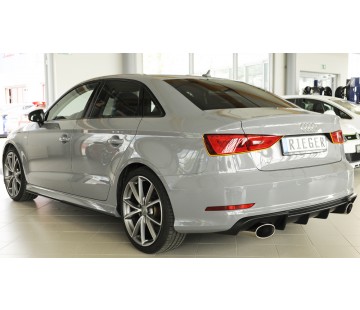 Дифузьор за задна броня Rieger за Audi A3 8V S-line (2012-2016)