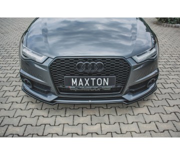 Спойлер за предна броня Maxton design за Audi A6/S6 C7 (2014-2017)