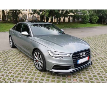 Спойлер за предна броня Maxton design за Audi A6 C7 S-line (2011-2014) 