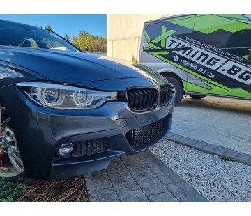 Тунинг решетки за BMW F30/F31 (2011-2019) M3 дизайн - черен лак