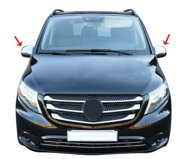 Хром капаци за огледала за Mercedes Vito W447 (2014-2021)