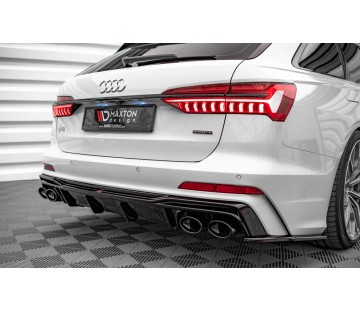 Дифузьор за задна броня Maxton design за Audi A6 S-line/S6 C8 (2018-)