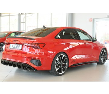 Дифузьор за задна броня Rieger за Audi A3 8Y (2019-) - седан