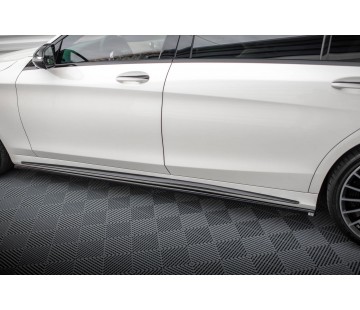 Добавки за прагове Maxton design за Mercedes Benz W222 (2013-2020)