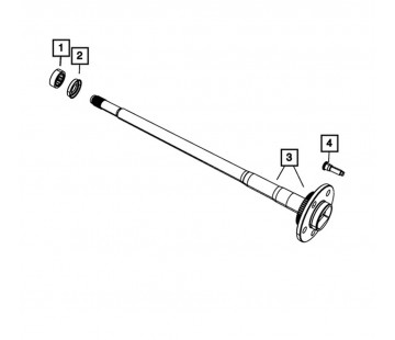 Оригинален лагер за задна полуоска Mopar 52111197AB
